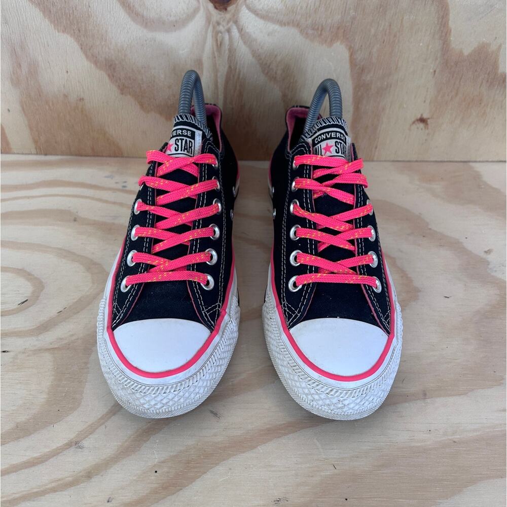 Converse All Star - CT Low Top - Sneakers - Black/Pink - Women's - 7.5 - 564346F - Picture 2 of 9